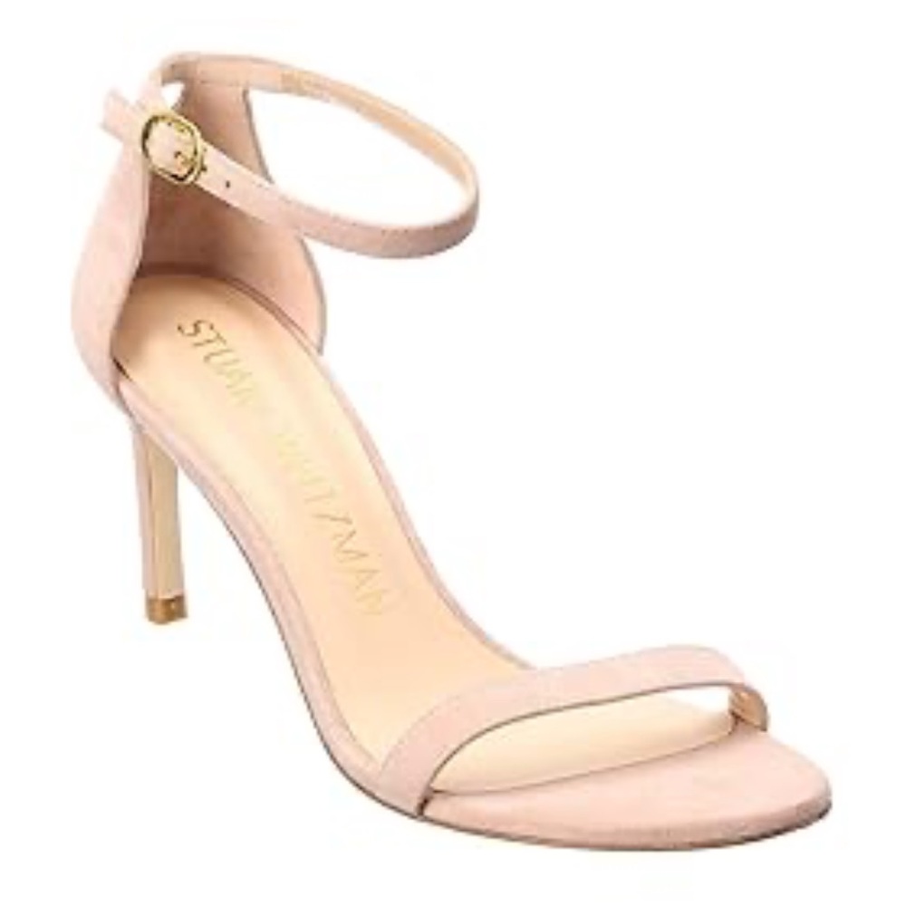 Stuart Weitzman Nudistcurve 100 Ankle-Strap Sandal